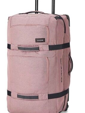 Dakine Blush Pink Rolling Travel Duffel with Telescoping Handle